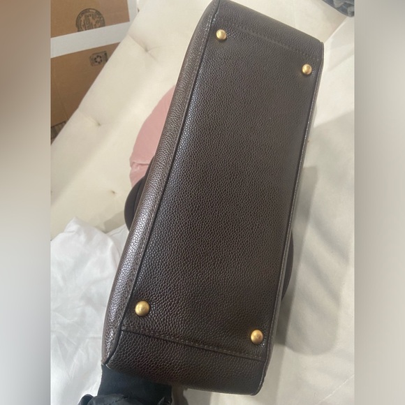 Chanel Caviar dark brown Timeless Cc tote - Picture 10 of 14